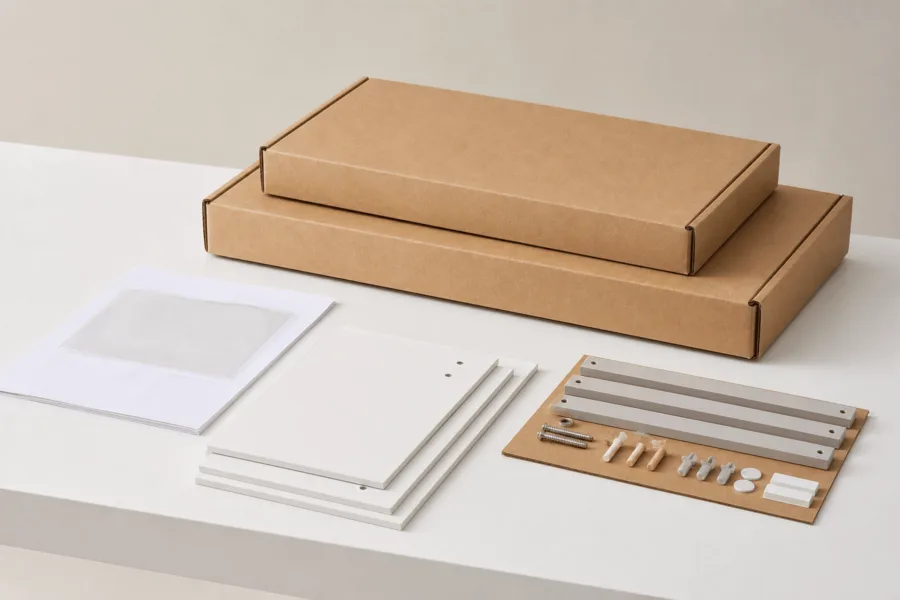 Flat boxes application