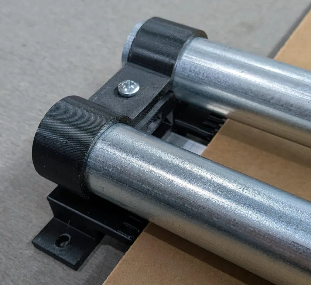 Shipping box maker cut and score setup